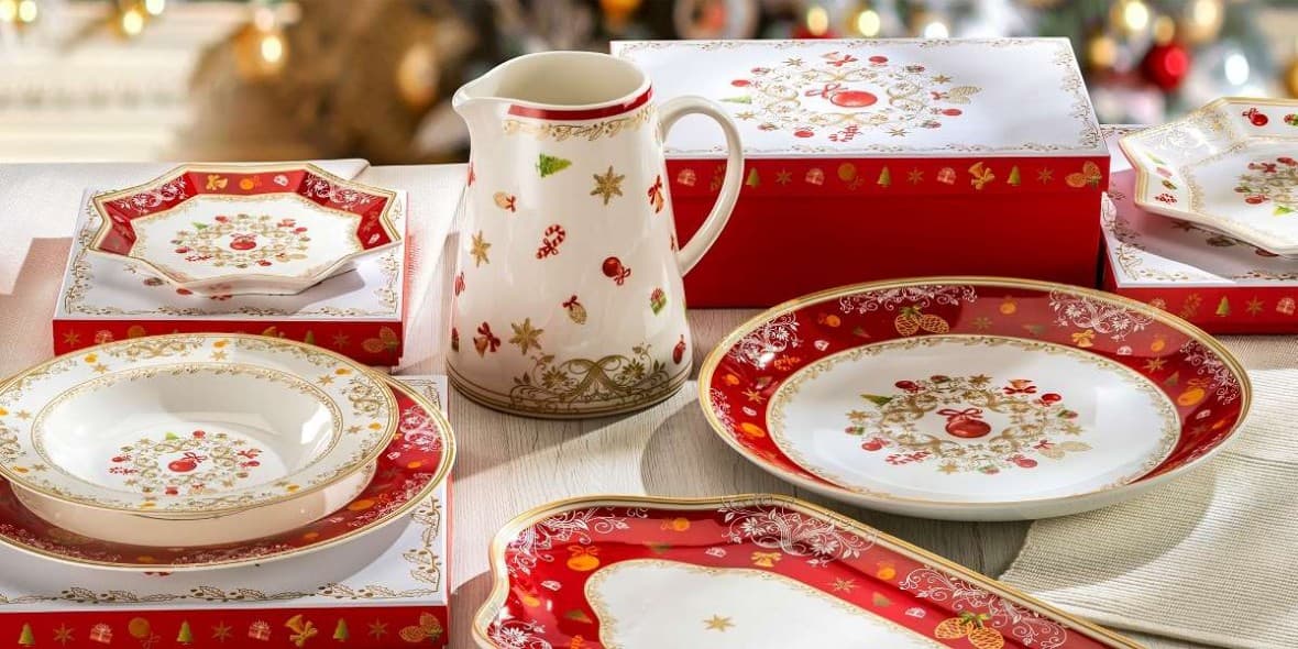 Рождественская коллекция посуды