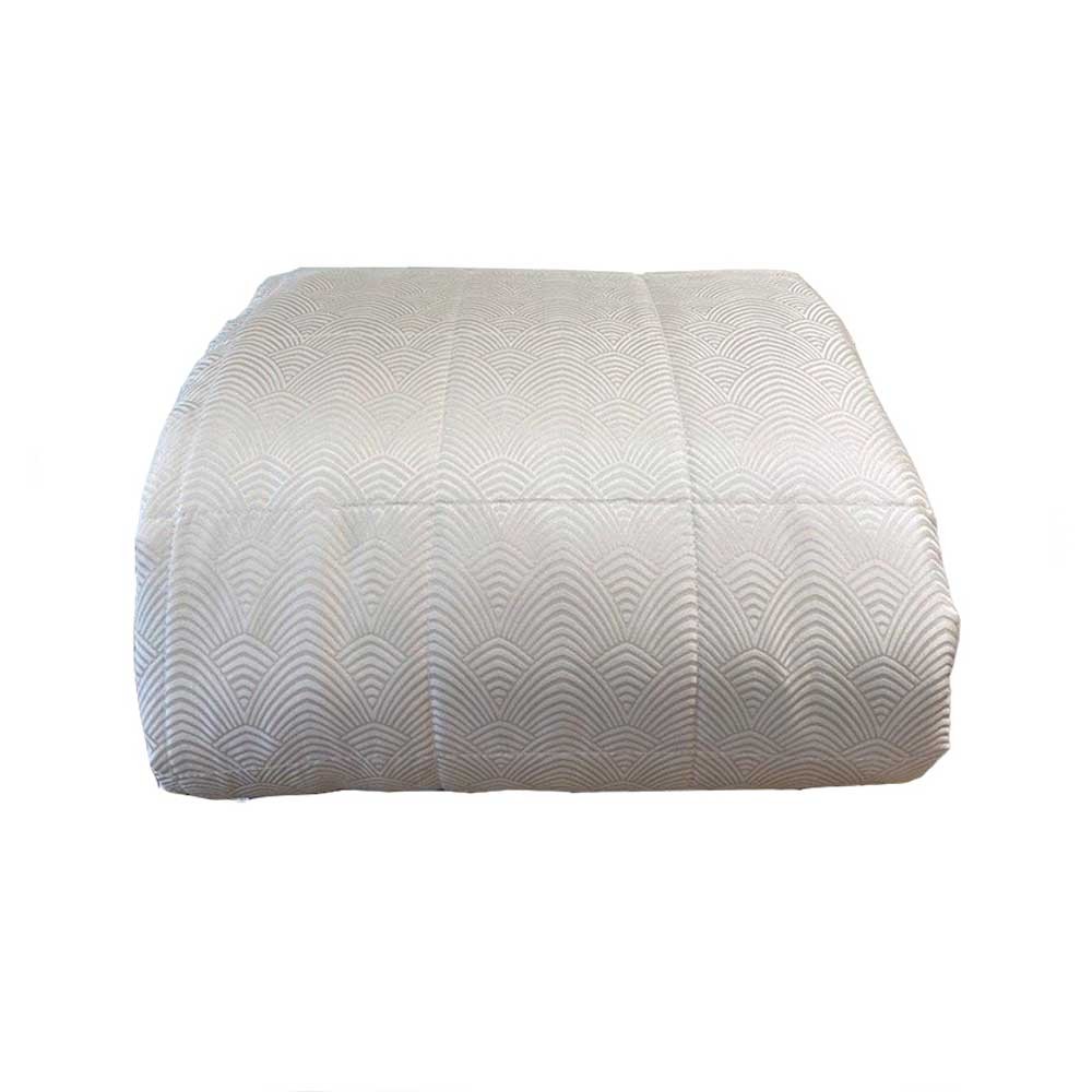 Плед La Perla Home Platino Quilt белый