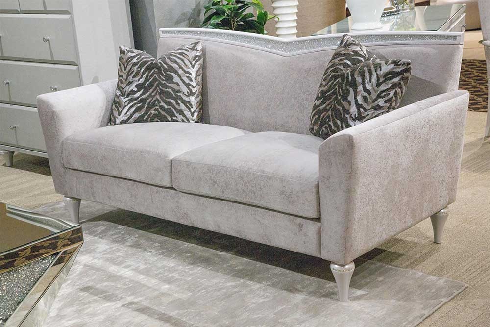 Софа Loveseat с V-образной спинкой, обивка Dove/Сизый