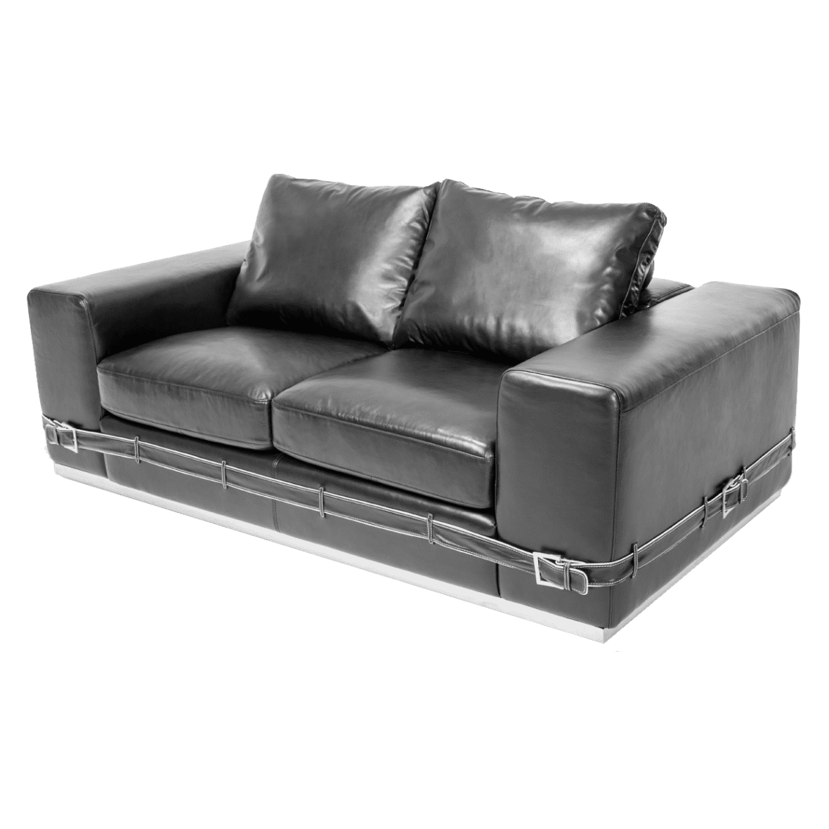 Ciras софа Loveseat Black