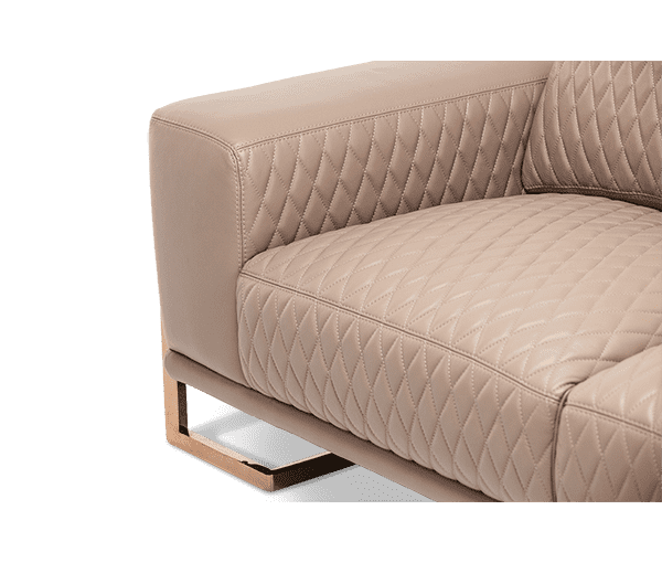 Gianna софа Loveseat Peach