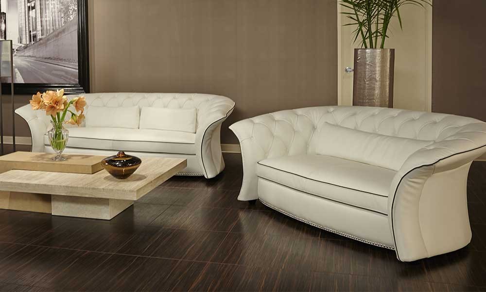 Molisa софа Loveseat, White