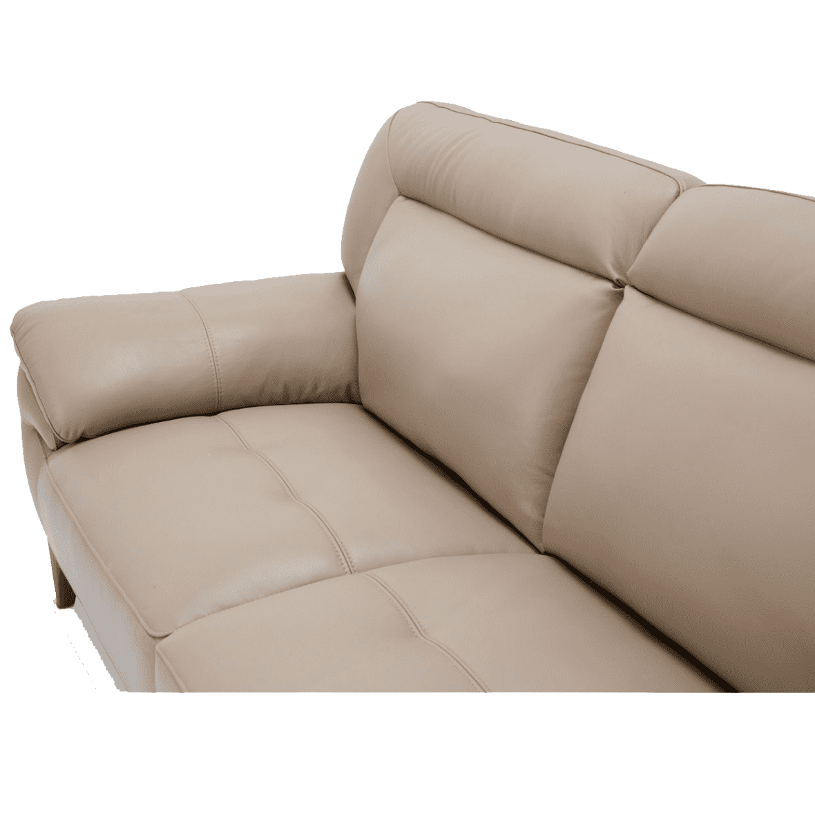 Turano кожаная матовая софа Loveseat, Mocha