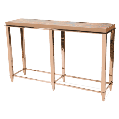 Консоль Mystique Console Table Rose Gold