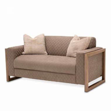 Софа Loveseat, Acacia обивка Brown