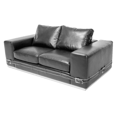 Ciras софа Loveseat Black